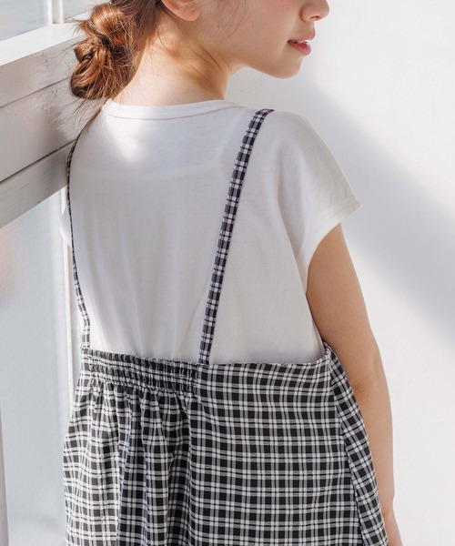 coca(coca)(コカ)の「キッズ ドッキングキャミワンピース(ワンピース・キッズ・その他/ブラック・120/110/140/130)」の5枚目の写真