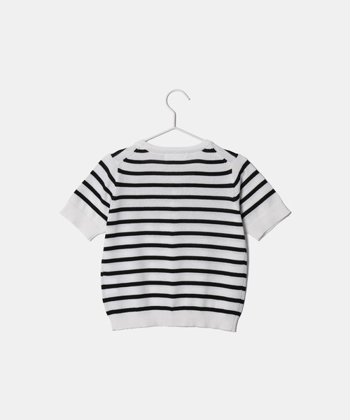 ROPE' PICNIC（ロペピクニック）の「【KIDS】半袖ベーシックカーディガン/リンクコーデ（カーディガン/ボレロ・キッズ・ホワイト系その他5/オフホワイト/レッド・120/110/130/150/140）」の14枚目の写真