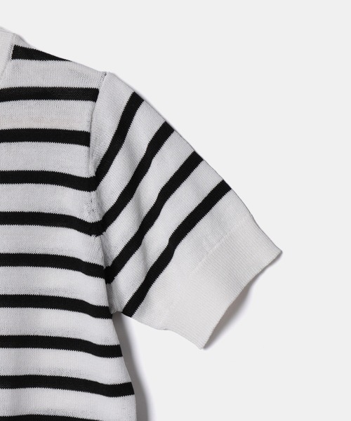 ROPE' PICNIC（ロペピクニック）の「【KIDS】半袖ベーシックカーディガン/リンクコーデ（カーディガン/ボレロ・キッズ・ホワイト系その他5/オフホワイト/レッド・120/110/130/150/140）」の4枚目の写真