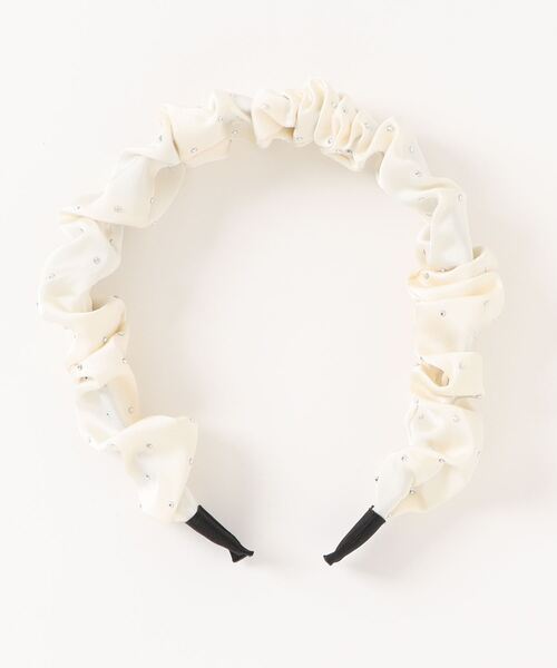 styiro（スタイロ）の「キラキラビジューサテンカチューシャ（カチューシャ・レディース・ベージュ/ホワイト/ブラック/ホワイト系その他/ピンク系その他/ブルー系その他/ブラック系その他・FREE）」の15枚目の写真