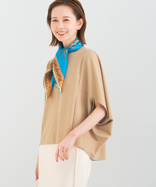 URBAN RESEARCH ROSSO WOMEN(アーバンリサーチ ロッソ)の「5分袖ドルマンプルオーバー(Tシャツ/カットソー・レディース・オフホワイト/グレー系その他/ベージュ系その他/ネイビー・FREE)」の1枚目の写真