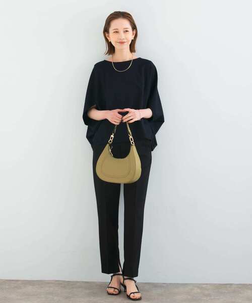 URBAN RESEARCH ROSSO WOMEN(アーバンリサーチ ロッソ)の「5分袖ドルマンプルオーバー(Tシャツ/カットソー・レディース・オフホワイト/グレー系その他/ベージュ系その他/ネイビー・FREE)」の18枚目の写真