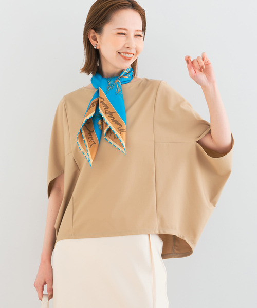 URBAN RESEARCH ROSSO WOMEN(アーバンリサーチ ロッソ)の「5分袖ドルマンプルオーバー(Tシャツ/カットソー・レディース・オフホワイト/グレー系その他/ベージュ系その他/ネイビー・FREE)」の21枚目の写真