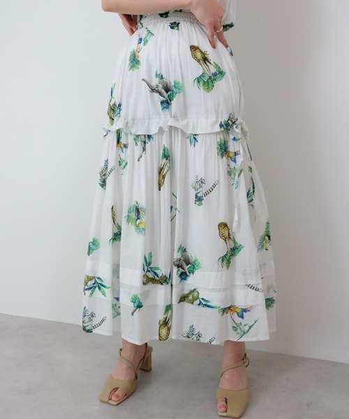 【セール】アニマルプリント2WAYスカート（スカート）｜DOLLUPOOPS（ドールアップウップス）