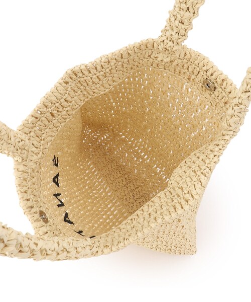 Ober Tashe(オーバータッシェ)の「雑材ロゴ刺繍トート(トートバッグ・レディース・ベージュ/ライトブルー/ライトベージュ・FREE)」の5枚目の写真