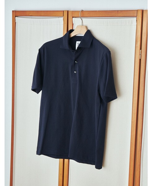 gim(ジム)の「<GIM>24s アメリカン シーアイランド コットン ポロシャツ -吸水速乾-(ポロシャツ・メンズ・ロイヤルブルー/ネイビー/ホワイト/ライム・L/M/S/XL)」の6枚目の写真