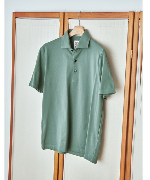 gim(ジム)の「<GIM>24s アメリカン シーアイランド コットン ポロシャツ -吸水速乾-(ポロシャツ・メンズ・ロイヤルブルー/ネイビー/ホワイト/ライム・L/M/S/XL)」の7枚目の写真