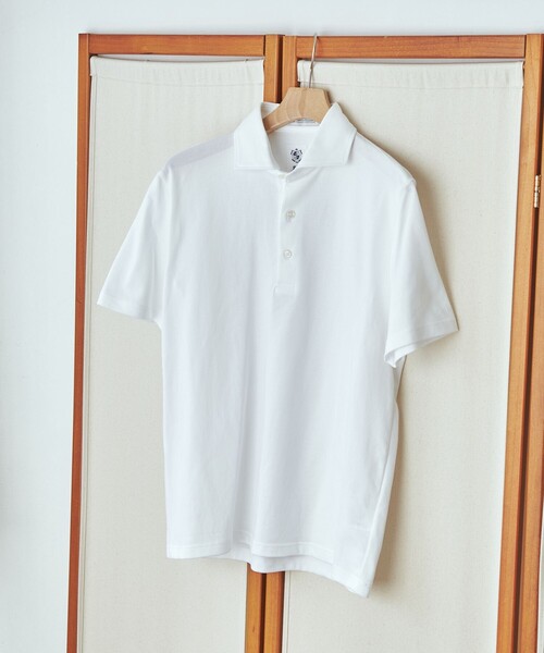 gim(ジム)の「<GIM>24s アメリカン シーアイランド コットン ポロシャツ -吸水速乾-(ポロシャツ・メンズ・ロイヤルブルー/ネイビー/ホワイト/ライム・L/M/S/XL)」の8枚目の写真