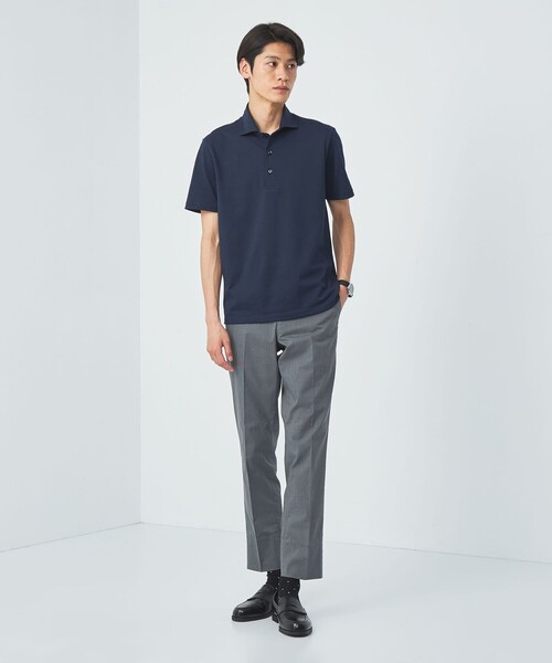 gim(ジム)の「<GIM>24s アメリカン シーアイランド コットン ポロシャツ -吸水速乾-(ポロシャツ・メンズ・ロイヤルブルー/ネイビー/ホワイト/ライム・L/M/S/XL)」の11枚目の写真