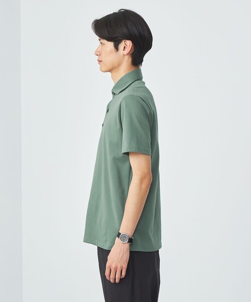 gim(ジム)の「<GIM>24s アメリカン シーアイランド コットン ポロシャツ -吸水速乾-(ポロシャツ・メンズ・ロイヤルブルー/ネイビー/ホワイト/ライム・L/M/S/XL)」の13枚目の写真