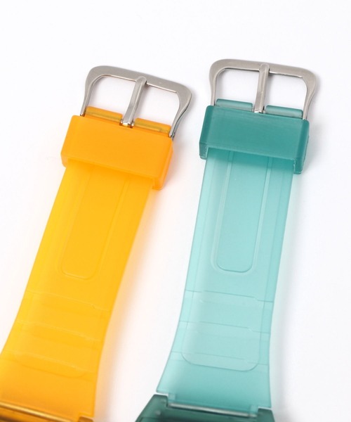 niko and...（ニコアンド）の「シリコンデジタルウォッチ（デジタル腕時計・レディース・ブラック/イエロー/クリア/レッド/グリーン・0）」の14枚目の写真