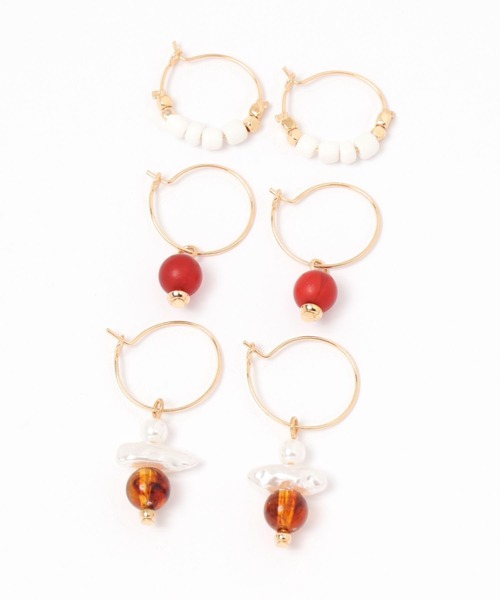 niko and...(ニコアンド)の「3SETマルチチェーンピアス(ピアス(両耳用)・レディース・その他7/その他1/その他2/その他3/その他4/その他5/その他6・0)」の6枚目の写真