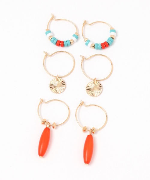 niko and...(ニコアンド)の「3SETマルチチェーンピアス(ピアス(両耳用)・レディース・その他7/その他1/その他2/その他3/その他4/その他5/その他6・0)」の7枚目の写真