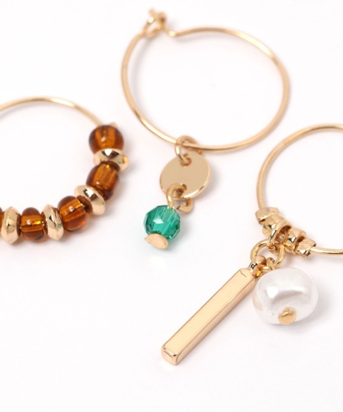 niko and...(ニコアンド)の「3SETマルチチェーンピアス(ピアス(両耳用)・レディース・その他7/その他1/その他2/その他3/その他4/その他5/その他6・0)」の8枚目の写真