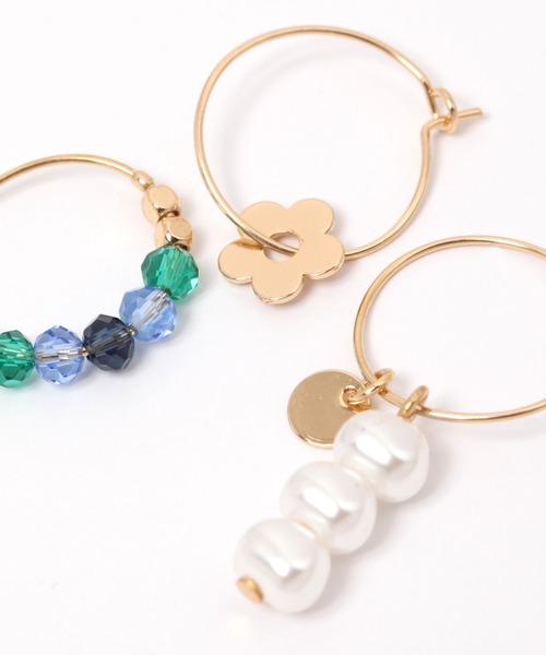 niko and...(ニコアンド)の「3SETマルチチェーンピアス(ピアス(両耳用)・レディース・その他7/その他1/その他2/その他3/その他4/その他5/その他6・0)」の9枚目の写真