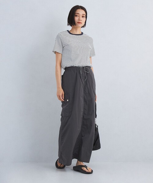PETIT BATEAU(プチバトー)の「【別注】<PETIT BATEAU>バックプリント ショートスリーブ Tシャツ(Tシャツ/カットソー・レディース・その他1/オフホワイト/ブラック/ダークブラウン・FREE)」の6枚目の写真