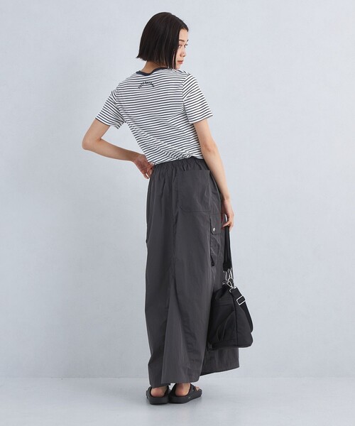 PETIT BATEAU(プチバトー)の「【別注】<PETIT BATEAU>バックプリント ショートスリーブ Tシャツ(Tシャツ/カットソー・レディース・その他1/オフホワイト/ブラック/ダークブラウン・FREE)」の7枚目の写真