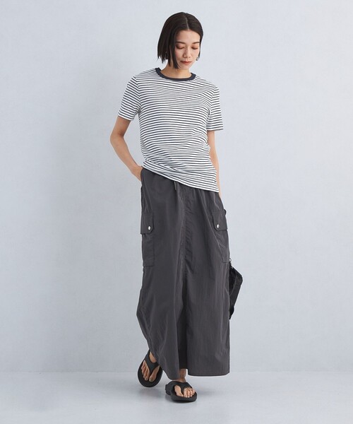 PETIT BATEAU(プチバトー)の「【別注】<PETIT BATEAU>バックプリント ショートスリーブ Tシャツ(Tシャツ/カットソー・レディース・その他1/オフホワイト/ブラック/ダークブラウン・FREE)」の8枚目の写真