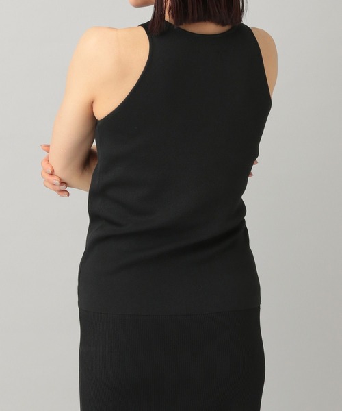 e/rm（イーアールエム）の「【e/rm】アセテートニットタンクトップ（タンクトップ・レディース・ブラック/ライトブルー・FREE）」の7枚目の写真