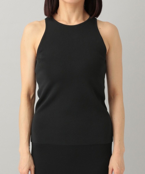 e/rm（イーアールエム）の「【e/rm】アセテートニットタンクトップ（タンクトップ・レディース・ブラック/ライトブルー・FREE）」の8枚目の写真