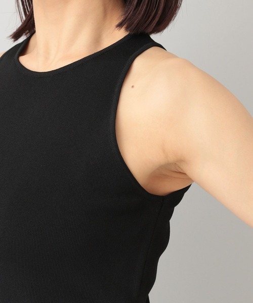 e/rm（イーアールエム）の「【e/rm】アセテートニットタンクトップ（タンクトップ・レディース・ブラック/ライトブルー・FREE）」の11枚目の写真