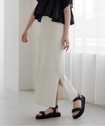 flower | スリットニットスカート(スカート)