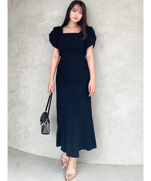新品未使用　♡バッグリボンワンピース♡ セール】バックリボンワンピース（ワンピース）｜flower