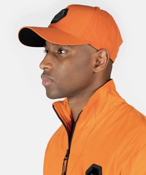 BALR.(ボーラー)の「HEXLINE CLASSIC CAP(キャップ・メンズ・ブラック/オレンジ・FREE)」の5枚目の写真