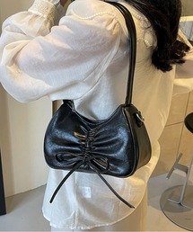 紐リボン 2wayショルダーバッグ