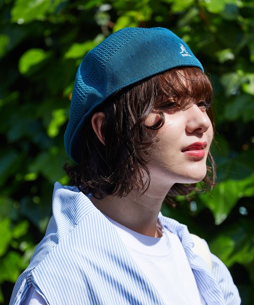 KANGOL（カンゴール）の「KANGOL/カンゴール Tropic 504 Ventair ハンチングキャップ（ハンチング/ベレー帽・メンズ・チャコール/ベージュ/ネイビー/ラベンダー/ホワイト/サーモンピンク/レッド/バーガンディー/ブラック/エメラルドブルー/グレー/レモンイエロー・M/XL/L）」の7枚目の写真