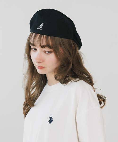 KANGOL（カンゴール）の「KANGOL/カンゴール Tropic 504 Ventair ハンチングキャップ（ハンチング/ベレー帽・メンズ・チャコール/ベージュ/ネイビー/ラベンダー/ホワイト/サーモンピンク/レッド/バーガンディー/ブラック/エメラルドブルー/グレー/レモンイエロー・M/XL/L）」の3枚目の写真