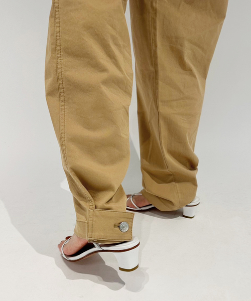 EDIT. FOR LULU（エディットフォールル）の「【SAMSOE SAMSOE / サムソーサムソー】チノパンツ（チノパンツ・レディース・ベージュ・SMALL）」の3枚目の写真
