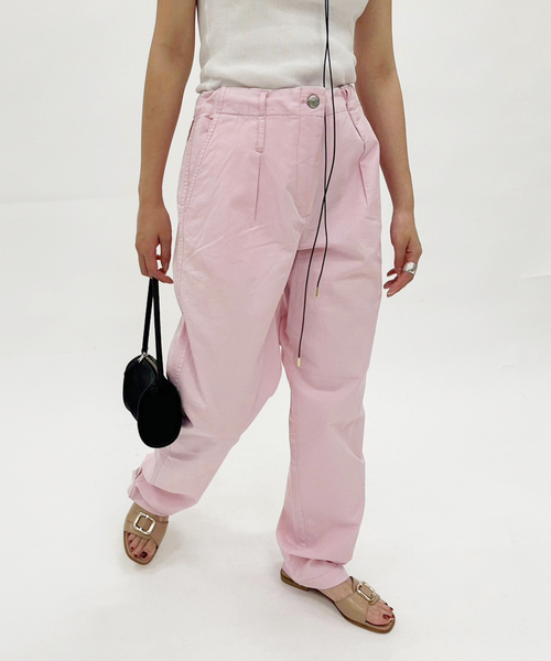 EDIT. FOR LULU（エディットフォールル）の「【SAMSOE SAMSOE / サムソーサムソー】チノパンツ（チノパンツ・レディース・ベージュ・SMALL）」の4枚目の写真