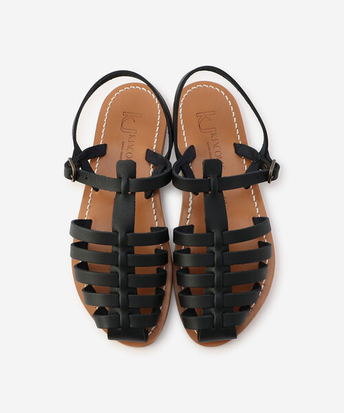 K.JACQUES（ケイジャック）の「K.JACQUES | レザーケージサンダル WOMEN（サンダル・レディース・ブラック/ブラウン・38/37/36）」の15枚目の写真