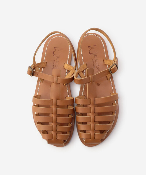 K.JACQUES（ケイジャック）の「K.JACQUES | レザーケージサンダル WOMEN（サンダル・レディース・ブラック/ブラウン・38/37/36）」の17枚目の写真