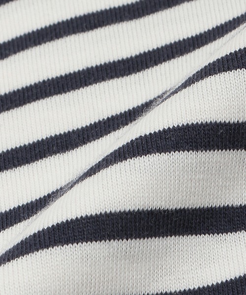 petit main（プティマイン）の「【GOODPRICE・接触冷感】ボーダーT（Tシャツ/カットソー・キッズ・ライトピンク/レッド/ライトグリーン/ライトグレー/イエロー/ネイビー・80ｃｍ/90cm/100cm/110cm/120cm/130cm）」の14枚目の写真