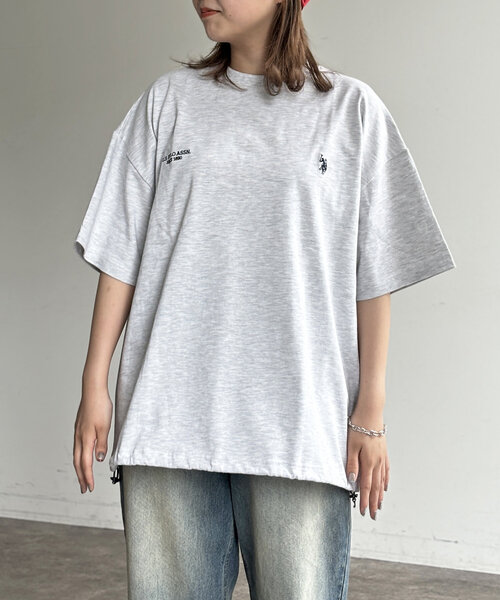 U.S. POLO ASSN.(ユーエスポロアッスン)の「【U.S. POLO ASSN.】バルーンT(Tシャツ/カットソー・レディース・グレー/ホワイト系その他/ホワイト/ネイビー/ブラック・LARGE/SMALL/MEDIUM)」の8枚目の写真