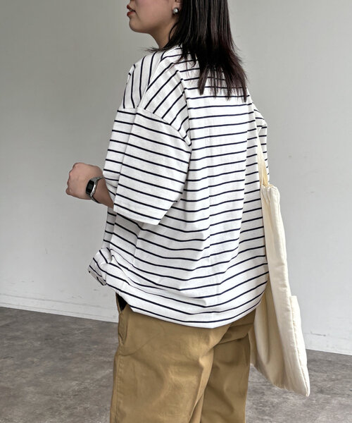 U.S. POLO ASSN.(ユーエスポロアッスン)の「【U.S. POLO ASSN.】バルーンT(Tシャツ/カットソー・レディース・グレー/ホワイト系その他/ホワイト/ネイビー/ブラック・LARGE/SMALL/MEDIUM)」の21枚目の写真