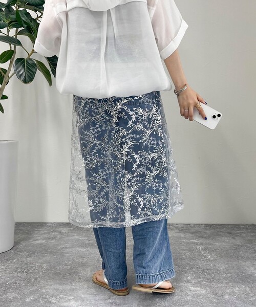 fredy emue（フレディエミュ）の「キラキラレイヤードラップスカート