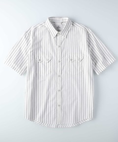 【VANS】ドッグストライプ 半袖シャツ RIROO DOG ストライプシャツ（シャツ/ブラウス）｜VANS（バンズ