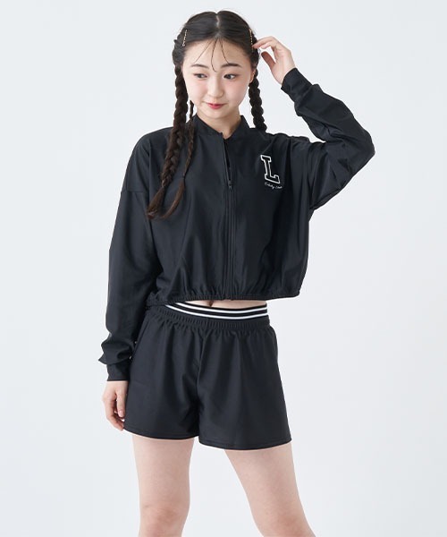 SWIM】LT袖編上げTシャツ3点セット水着（水着）｜LOVETOXIC