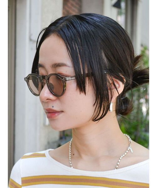 Ungrid（アングリッド）の「クリアブラウンフレームサングラス（サングラス・レディース・ブラウン・FREE）」の2枚目の写真