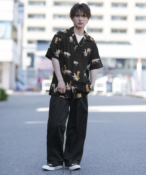 improves(インプローブス)の「総柄 半袖 オープンカラーシャツ(シャツ/ブラウス・メンズ・F/E/D/C/G/B/H/A・LARGE/MEDIUM)」の21枚目の写真