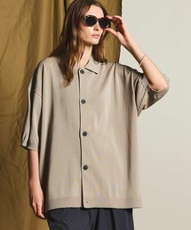 MAISON SPECIAL | 《UNISEX》Prime-Over Short Sleeve Knit Shirt/プライムオーバーショートスリーブニットシャツ【MAISON SPECIAL/メゾンスペシャル】(シャツ/ブラウス)