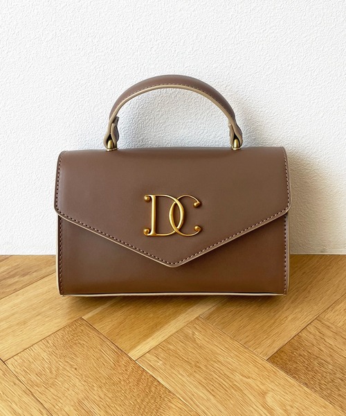 DEICY（デイシー）の「フラップバッグ（ハンドバッグ・レディース・ブラック/ベージュ系その他/ブラウン・FREE）」の2枚目の写真