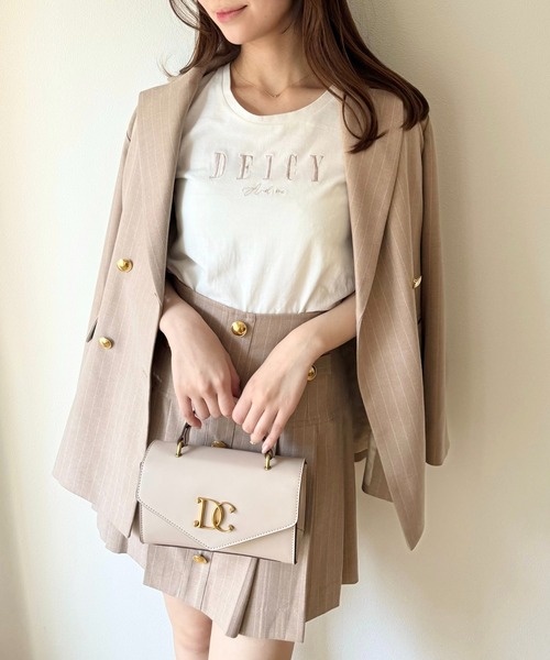 DEICY（デイシー）の「フラップバッグ（ハンドバッグ・レディース・ブラック/ベージュ系その他/ブラウン・FREE）」の5枚目の写真