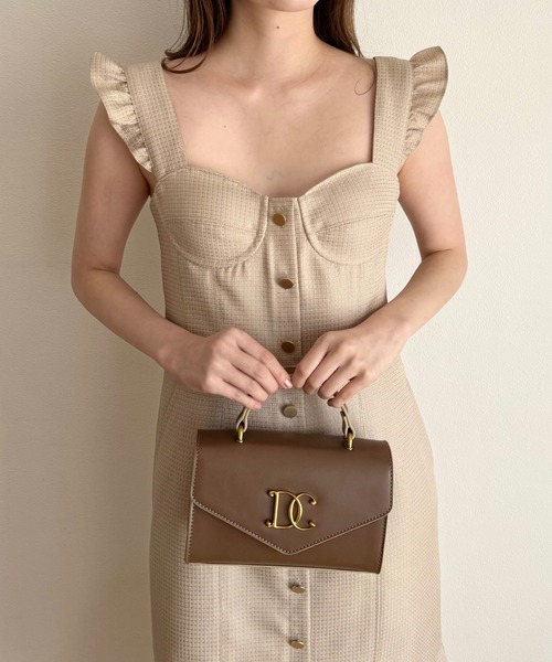 DEICY（デイシー）の「フラップバッグ（ハンドバッグ・レディース・ブラック/ベージュ系その他/ブラウン・FREE）」の8枚目の写真