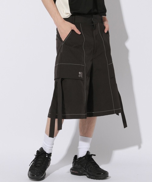 Anui（アニュイ）の「【UNISEX/2サイズ展開】スケーターハーフパンツ（カーゴパンツ・レディース・ブラウン/ブラック・MEDIUM/SMALL）」の14枚目の写真