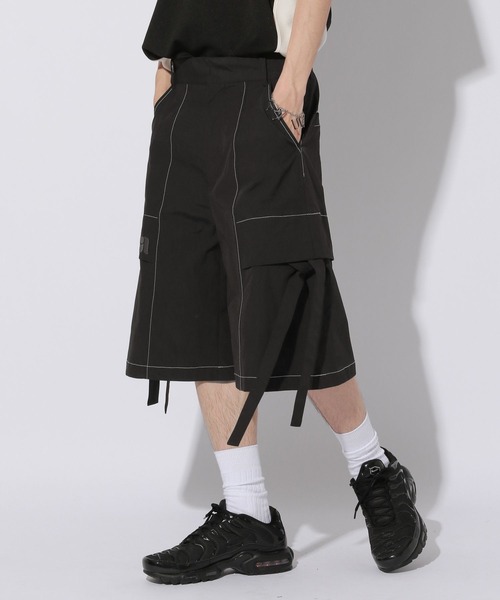 Anui（アニュイ）の「【UNISEX/2サイズ展開】スケーターハーフパンツ（カーゴパンツ・レディース・ブラウン/ブラック・MEDIUM/SMALL）」の15枚目の写真