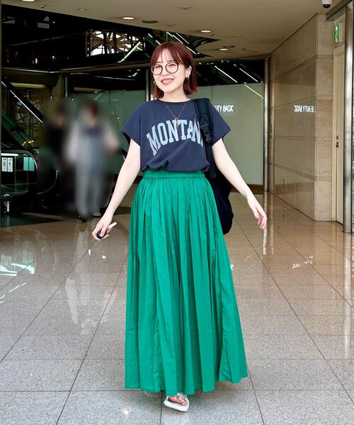 un dix cors(アンディコール)の「MONTANAロゴTEE(Tシャツ/カットソー・レディース・チャコールグレー/オフホワイト/ブルー・FREE)」の18枚目の写真